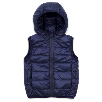 Жилет KURT пуховый с капюшоном (V-HT-580T-122-blue)