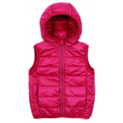 Жилет KURT пуховый с капюшоном (V-HT-580T-92-fuchsia)