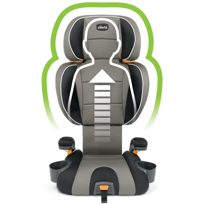 Автокрісло Chicco KidFit группа 2/3 Черно-серое (79014.57.07)