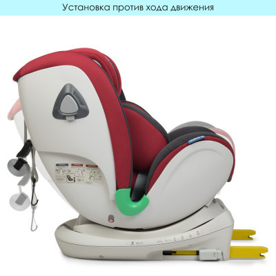 Автокрісло El Camino ME 1081 I-Trust 360 IsoFix 0-36 кг red (ME 1081 red)