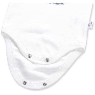 Боди Bibaby 2 шт со слоником и нотками (56328-74-80B-white)