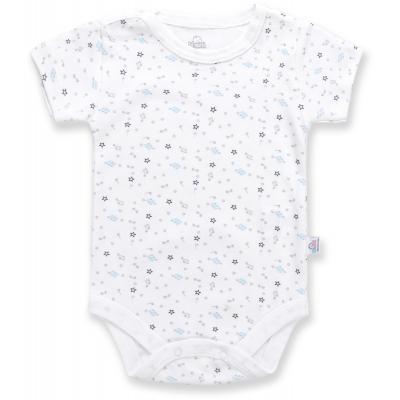 Боди Bibaby 2 шт со слоником и нотками (56328-80B-white)
