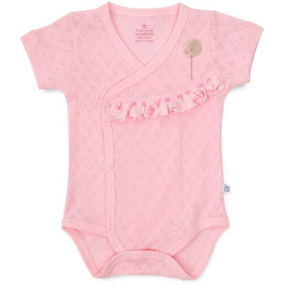 Боді дитяче Bibaby зі штанцями (56458-50G-pink)