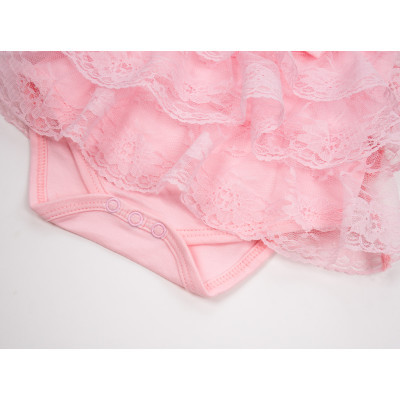 Боді дитяче Breeze пісочник з рюшем (14298-86G-pink)