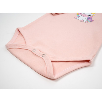 Боді дитяче Breeze з довгим рукавом (1027-80G-peach)