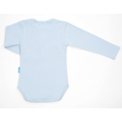 Боді дитяче Breeze з довгим рукавом (1027-98-bluegray)