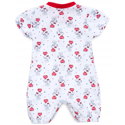 Боді дитяче Breeze зі слониками (BTS-309-68G-red)