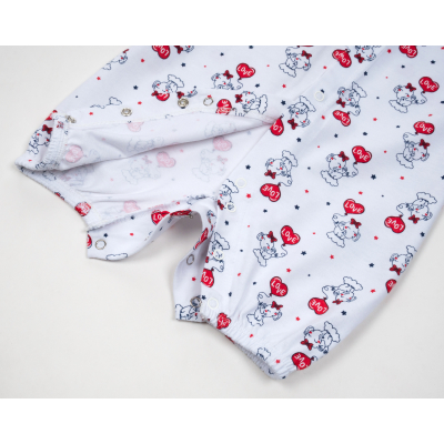 Боді дитяче Breeze зі слониками (BTS-309-68G-red)