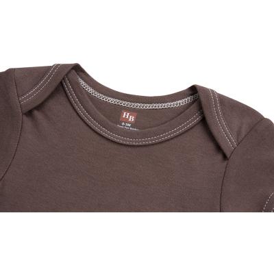 Боди Luvable Friends коричневый из бамбука с коровкой (68312.BR.9-12)