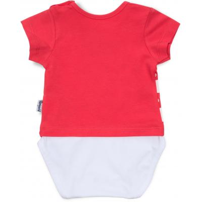 Боди Miniworld с зеброй (14626-74G-pink)
