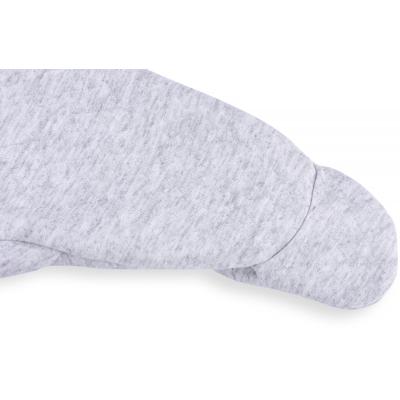 Человечек Bibaby на кнопочках с карманчиком (60186-56G-gray pink)
