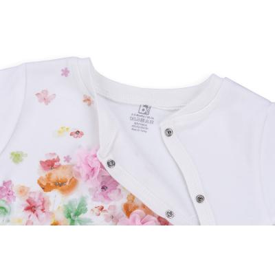 Человечек Bibaby с нежными цветочками (60195-68G-pink)