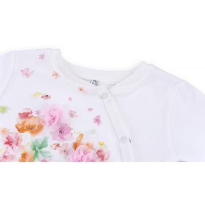 Человечек Bibaby с нежными цветочками (60195-68G-pink)