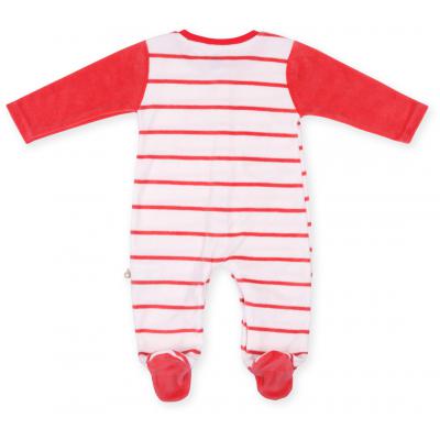 Человечек Bibaby в полосочку "Lovely" (60173-62G-coral)