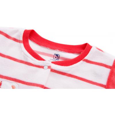 Человечек Bibaby в полосочку "Lovely" (60173-62G-coral)