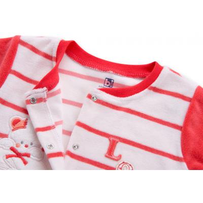 Человечек Bibaby в полосочку "Lovely" (60173-62G-coral)
