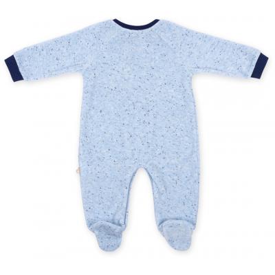 Человечек Bibaby велюровый с карманчиком "London" (60169-56B-blue)