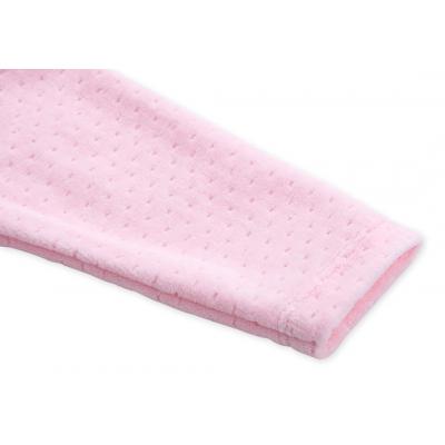 Человечек Bibaby велюровый с зайчиком (60078-56G-pink)