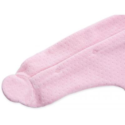 Человечек Bibaby велюровый с зайчиком (60078-56G-pink)