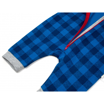 Чоловічок Tongs у клітинку (2701-62B-blue)