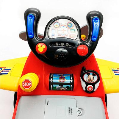 Чудомобиль Kiddieland Самолет пилота Микки со светом и звуком (053561)