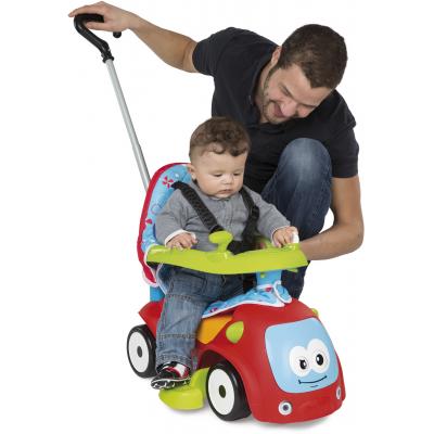 Чудомобиль Smoby Маестро комфорт 4 в 1 с функцией качели Красная (720400)