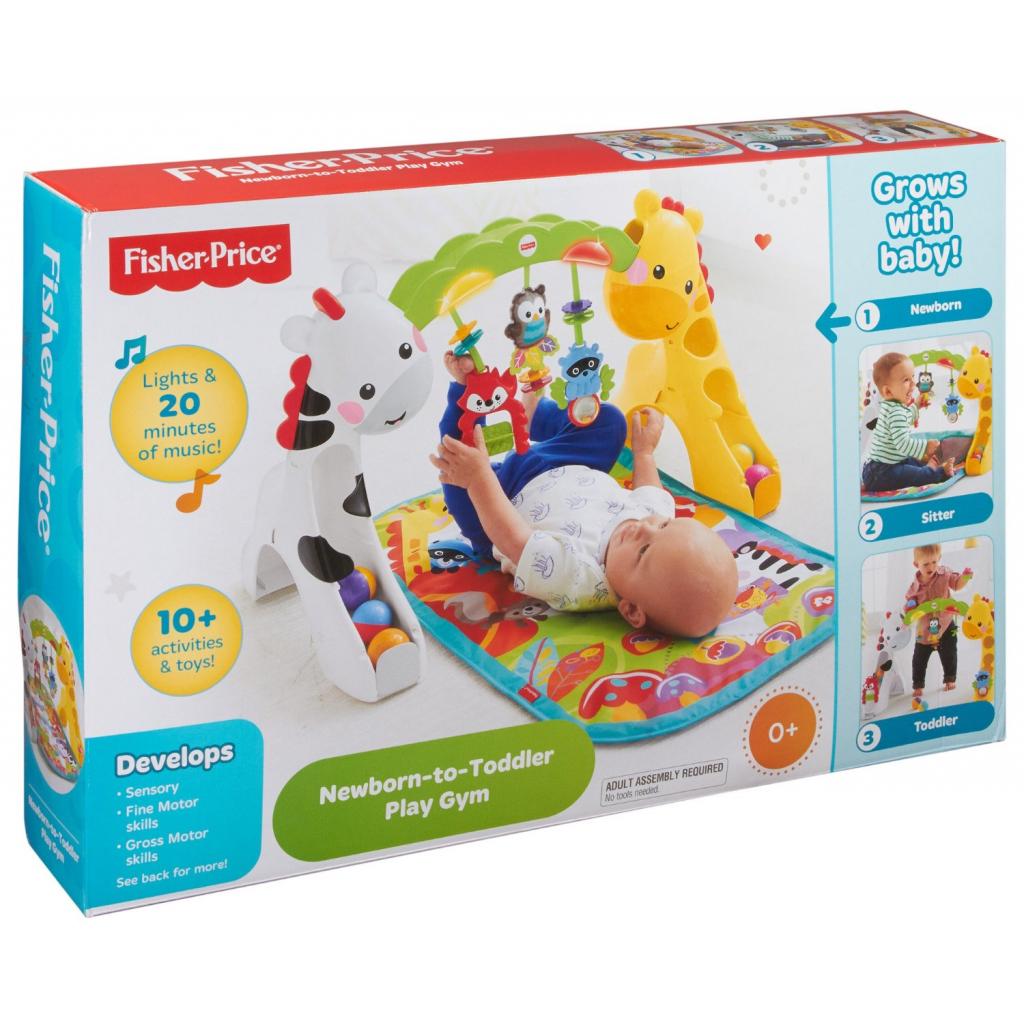 Детский коврик Fisher-Price Растем вместе 3 в 1 (CCB70)