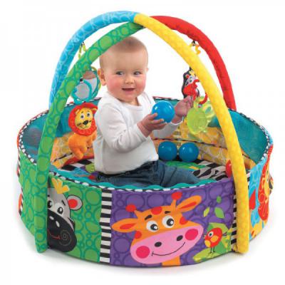 Детский коврик Playgro Развивающий коврик-бассейн (184007)
