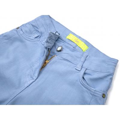 Джинсы A-Yugi с высокой талией (9255-158G-blue)