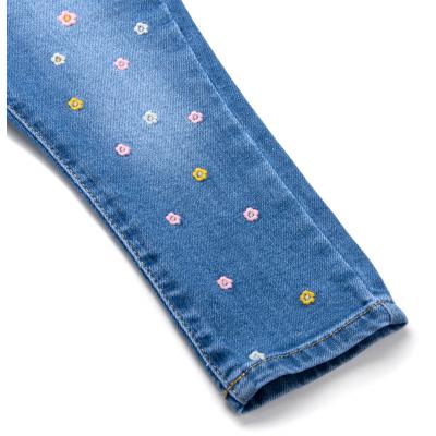 Джинсы Breeze джинсовые с цветочками (OZ-17703-74G-jeans)