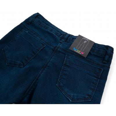 Джинсы Sercino со стразами (52363-152G-blue)