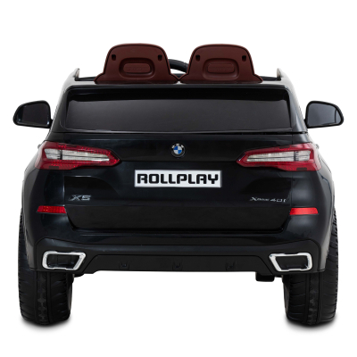 Электромобиль Rollplay BMW X5M двухместный черный (7290113213326)