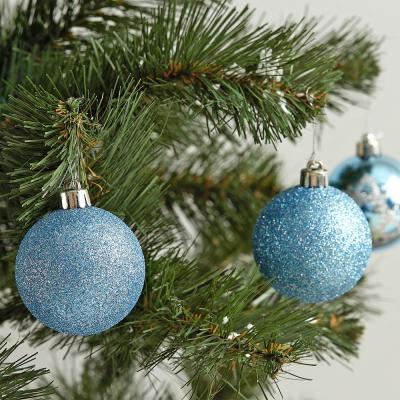 Елочная игрушка ColorWay Merry Christmas mix 16 шт (8 см) LIGHT BLUE (CW-MCB816LB)