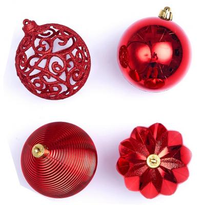 Елочная игрушка ColorWay Merry Christmas mix 16шт (8см) RED_OEM (CW-MCB816RED_OEM)