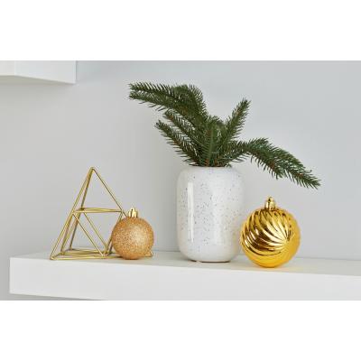 Елочная игрушка ColorWay Merry Christmas mix 24 шт (6 см) GOLD (CW-MCB624GOLD)