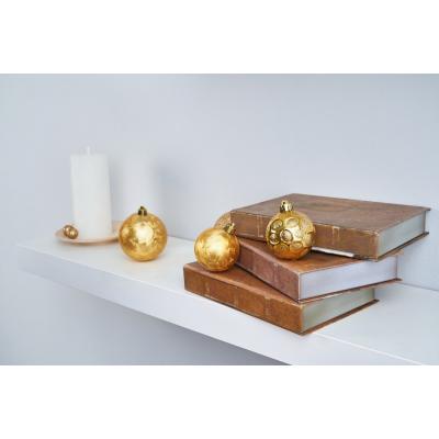 Елочная игрушка ColorWay Merry Christmas mix 24шт (6см) GOLD_OEM (CW-MCB624GOLD_OEM)