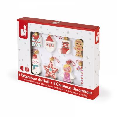 Елочная игрушка Janod Рождественские узоры (J04539)