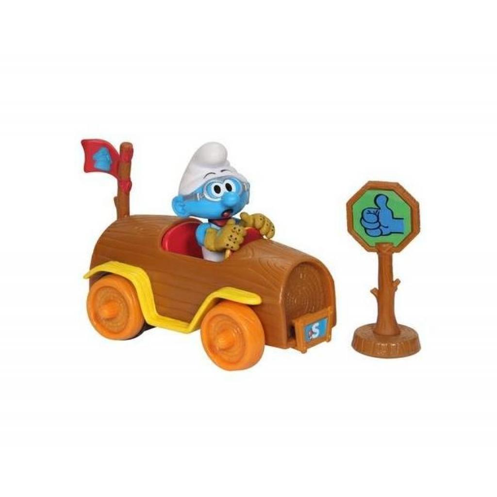 Фигурка The Smurfs Автомобиль и Смурф (56059)