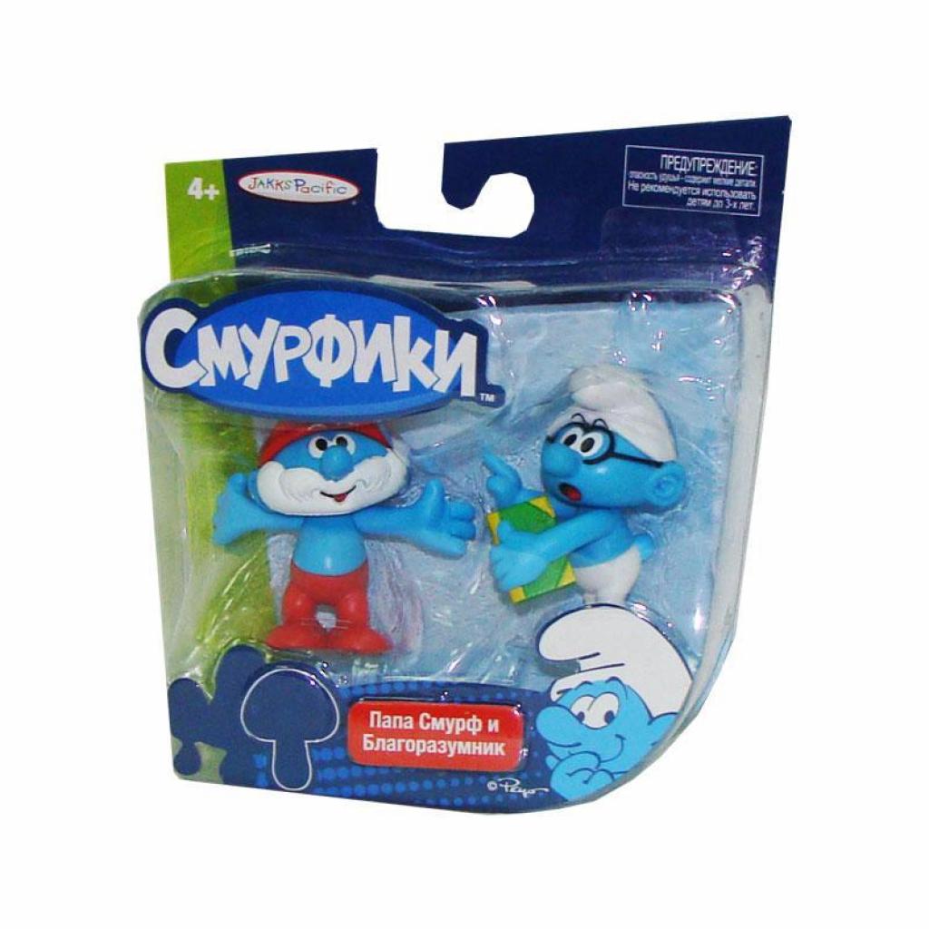 Фигурка The Smurfs Папа Смурф и Умник (49606)