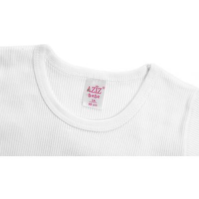 Футболка детская Aziz с домиком белая в комплекте с трусиками (008064-3G-white)