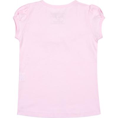 Футболка детская Breeze с кружевными рюшами (6640-98G-pink)