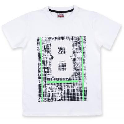 Футболка детская Breeze с шортами "Eighty" (8884-116B-white)