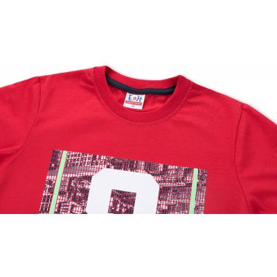 Футболка детская Breeze с шортами "Eighty" (8884-152B-red)