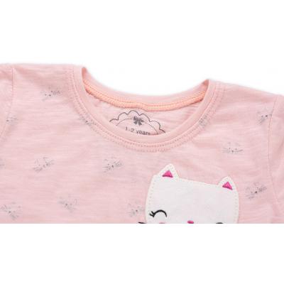 Футболка детская Haknur "Love is cat" (5754-86G-peach)