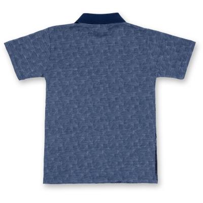 Футболка детская Haknur поло с парусником (5916-140B-blue)