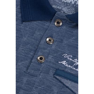 Футболка детская Haknur поло с парусником (5916-146B-blue)