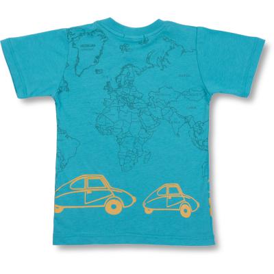 Футболка детская Haknur с транспортом (5729-86B-blue)