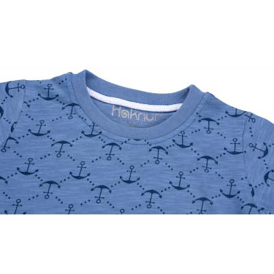 Футболка детская Haknur с якорями (5683-86B-indigo)