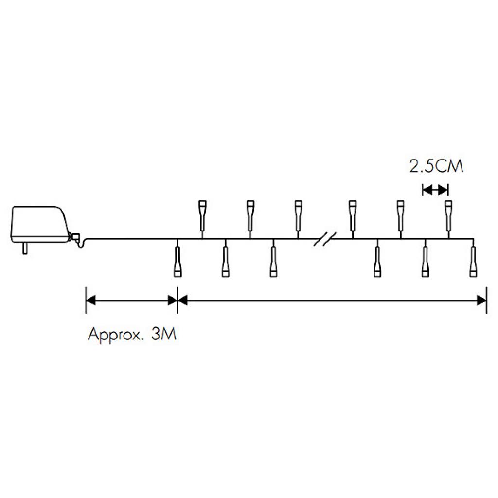 Гирлянда Luca Lighting Мультицветная Luca 6,2 м (8712799739963)