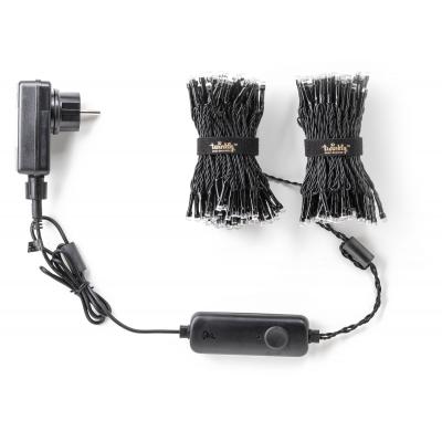 Гирлянда Twinkly Smart LED Strings RGBW 400, BT + WiFi, Gen II, IP44, кабель (TWS400SPP-BEU)